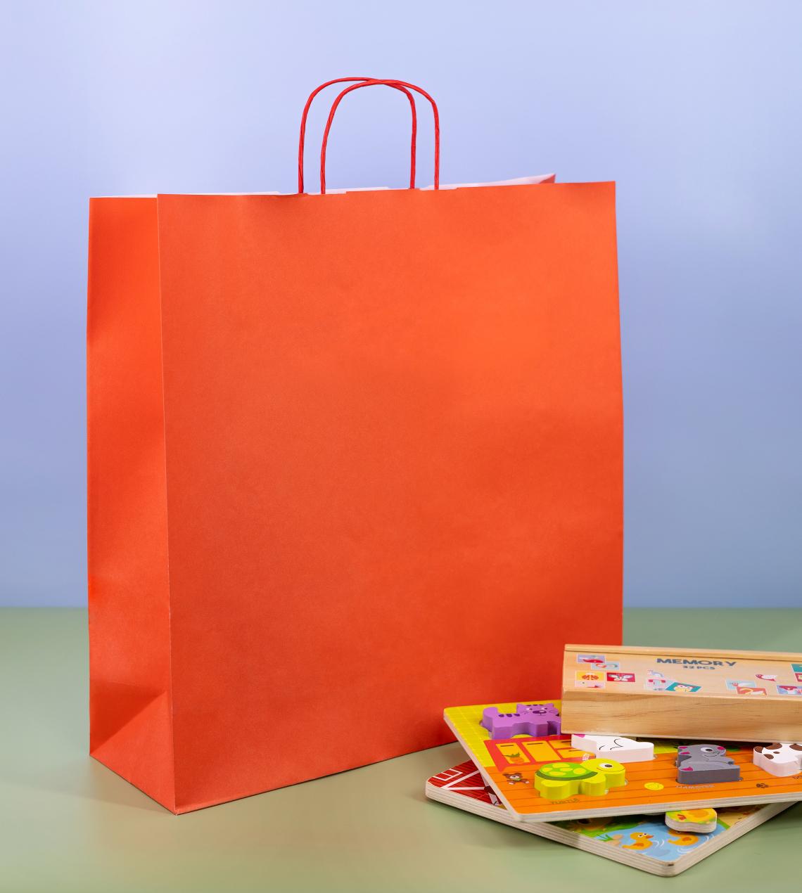 Bolsas de papel de colores 100 g 44x46x15