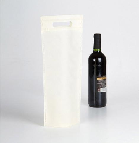 Bolsas de tejido para botellas 17x40x10 Tela reciclada