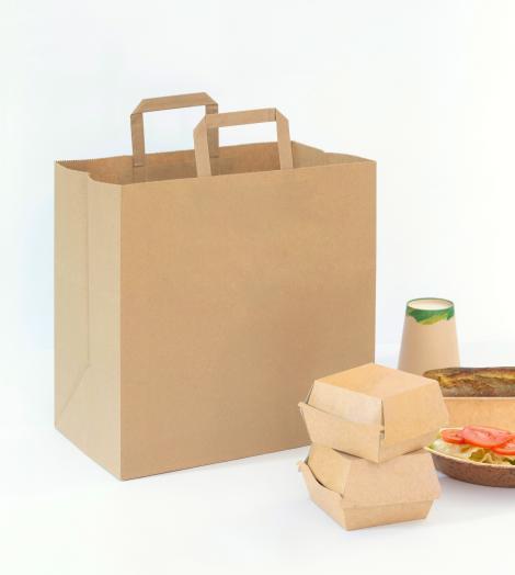 Bolsas de papel take away Bolsas de papel con tuppers
