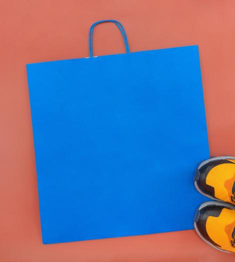 Bolsas de papel de colores 100 g 44x46x15