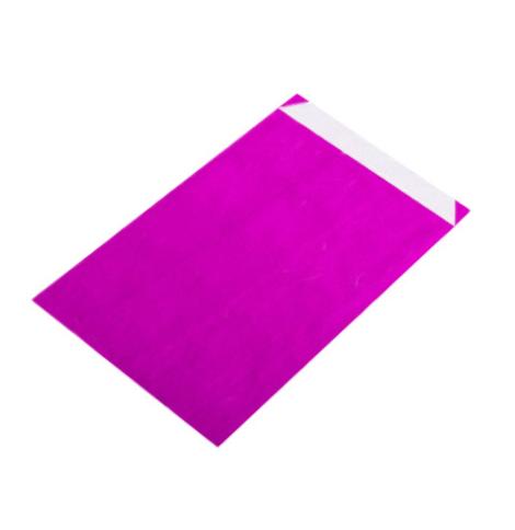 Sobres de papel grandes con fuelle de color morado