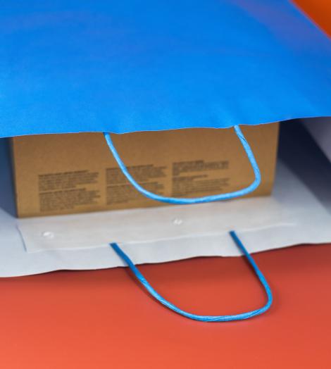 Bolsas de papel de colores 100 g 44x46x15
