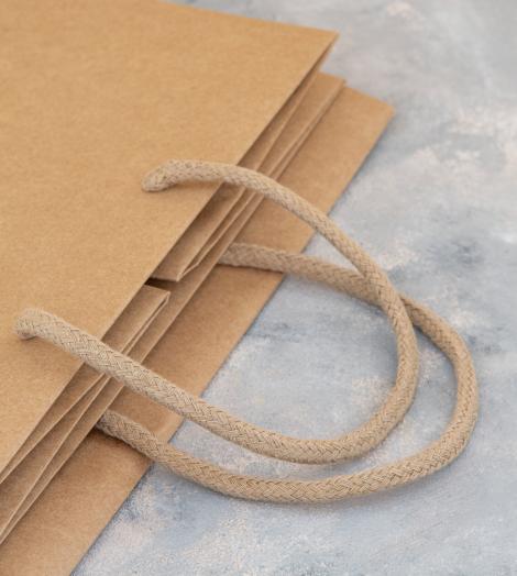 Bolsas de papel hechas a mano 28x26x28 Papel reciclado. Fabricadas por personas con discapacidad intelectual