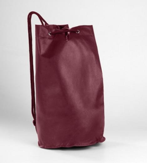 Mochila de cuerdas granate con cordón 25x45
