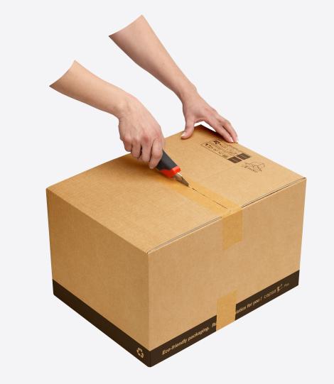 Cajas de cartón con montaje rápido Cajas de cartón con montaje rápido
