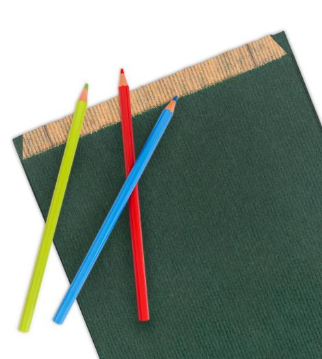 Sobres de papel con fuelle lateral kraft para regalo Sobres de papel con fuelle lateral kraft verde