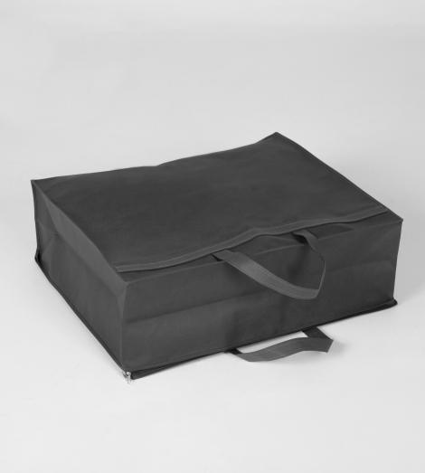 Bolsa para guardar edredón gris 88x55x35