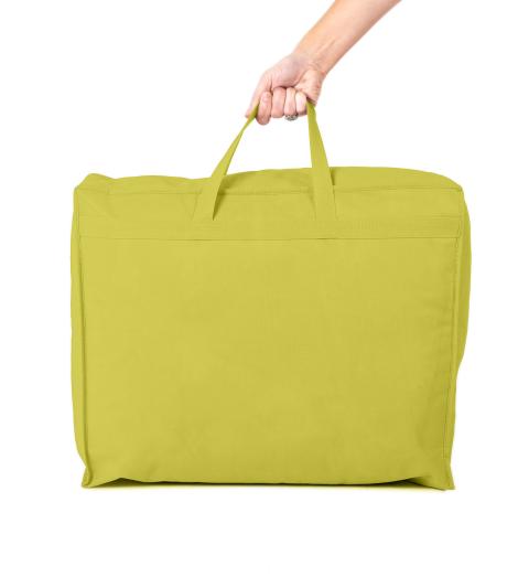 Bolsa para guardar edredones de color  pistacho 60x50x20