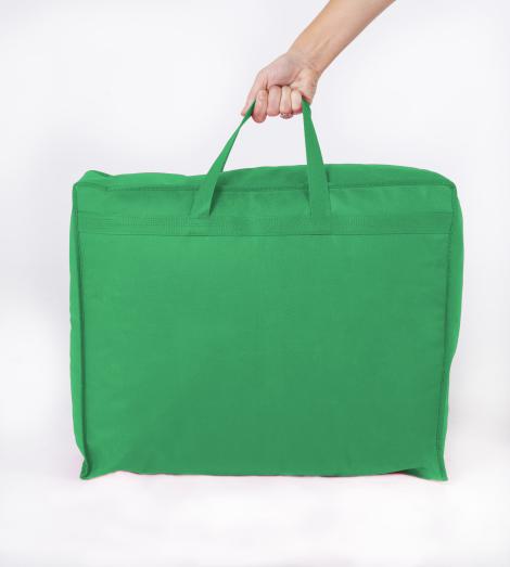 Bolsa para guardar edredones de color verde claro 60x50x20