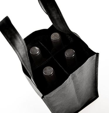 Bolsas para cuatro botellas 18x30x18 Bolsas para cuatro botellas 18x30x18