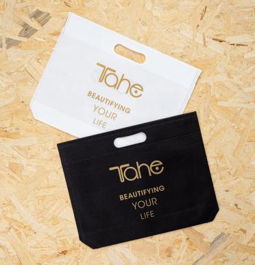 Bolsas tejido asa troquel 34x26x8