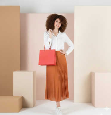 Bolsas tela asas algodón 30x30x12