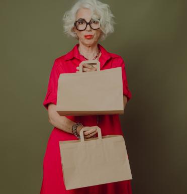 Bolsas de papel take away 32x32x20