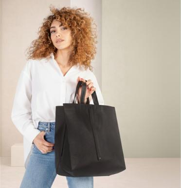 Bolsas plegables de tela 40x40x15