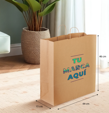 Bolsas papel kraft baratas 44x46x15