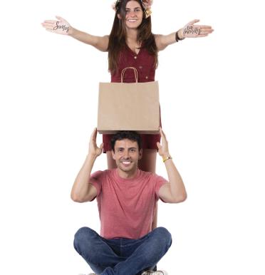 Bolsas de papel kraft 100 g 41x32x15