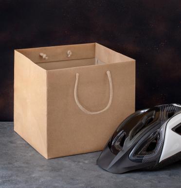 Bolsas de papel reciclado 32x25x25 | Fabricadas por personas con discapacidad intelectual