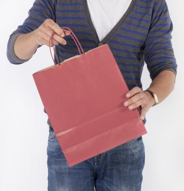 Bolsas de papel kraft de colores 28x36x12