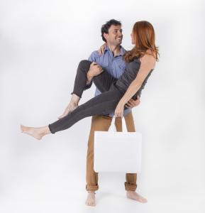 Bolsas tela asa corta 40x35x12