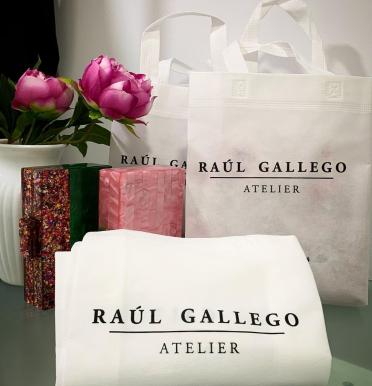 Bolsas de tela asa corta 25x30x10