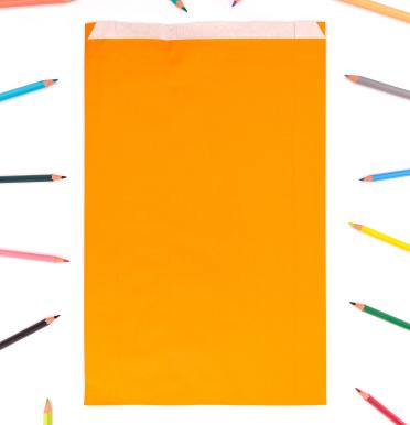 Sobres de papel 50 g con fuelle 24x42x6