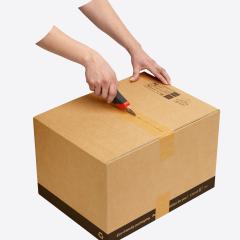 Cajas para envíos montaje fácil 30x20x25. Material compostable.