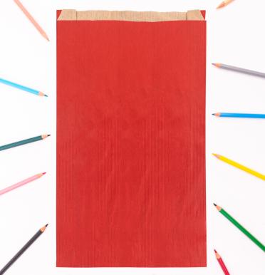 Sobres kraft 50 gr con fuelle 24x42x6