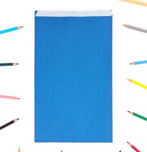 Sobres de papel de colores de 50 gr con fuelle 19x35x6