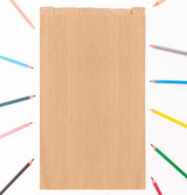 Sobres de papel kraft 50 gr con fuelle 24x42x6