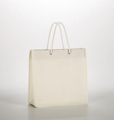 Bolsas tela asas algodón 30x30x12