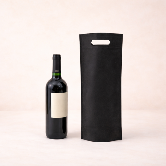 Bolsas de tela negra 17x40x10