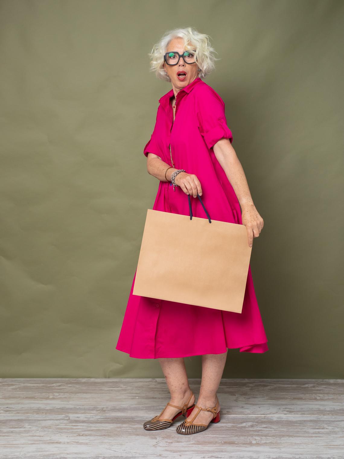 Bolsas de papel hechas a mano por personas con discapacidad intelectual 44x35x14