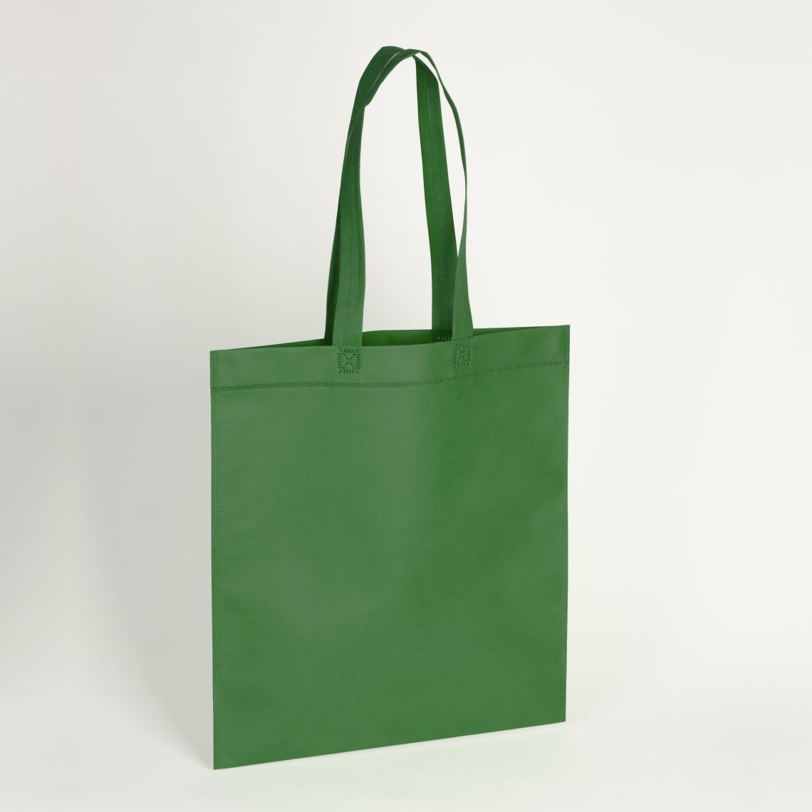 Bolsas de tela reciclada de tamaño mediano con asas largas