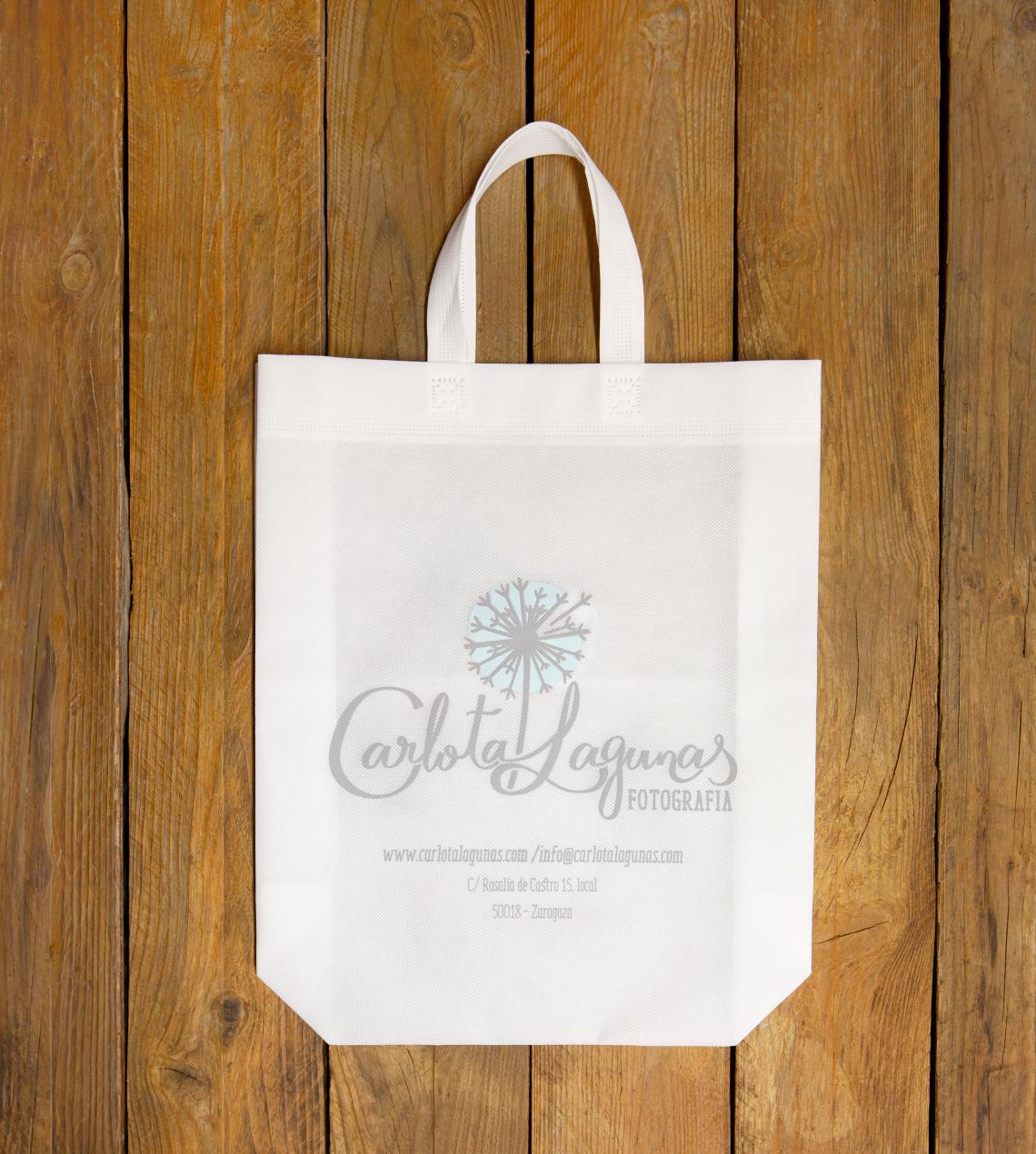 Bolsas con asas y  fuelle lateral
