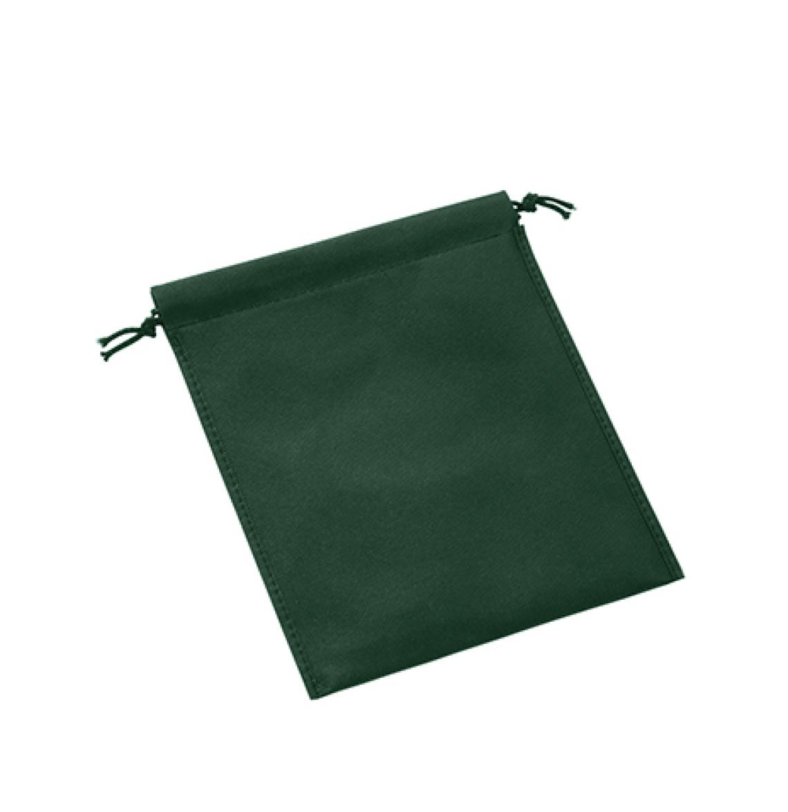 Sacos de tela reciclada medianos de color verde