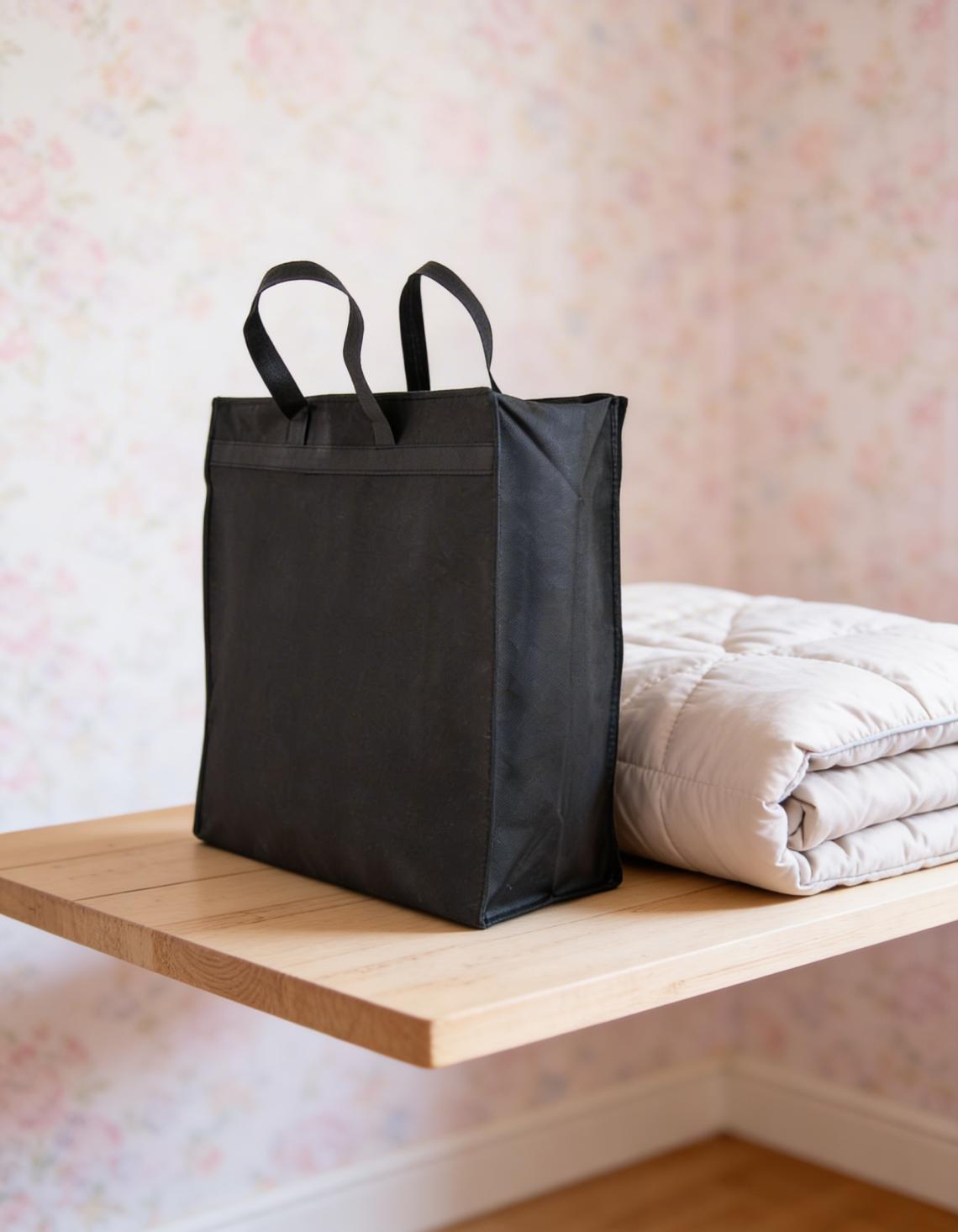 Bolsas negras grandes para edredones a medida