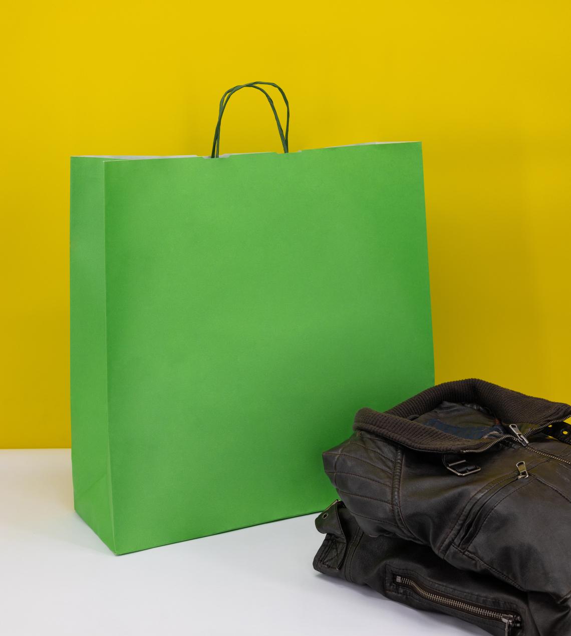 Bolsas de papel de colores 100 g 44x46x15 Bolsas de papel de colores 100 g 44x46x15