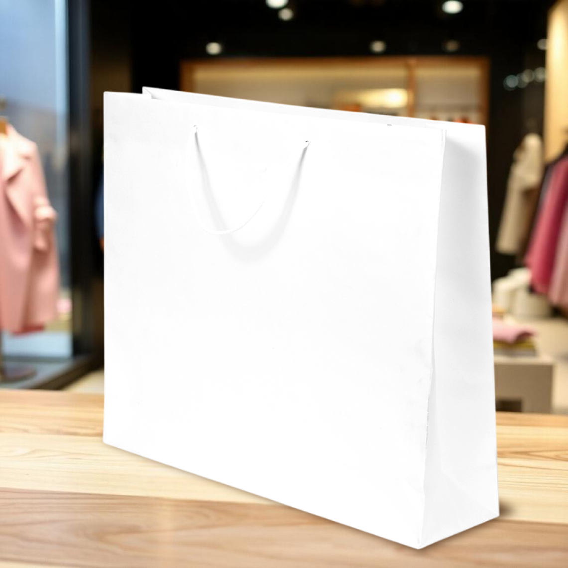 Bolsas de papel de lujo estucado mate 60x50x20