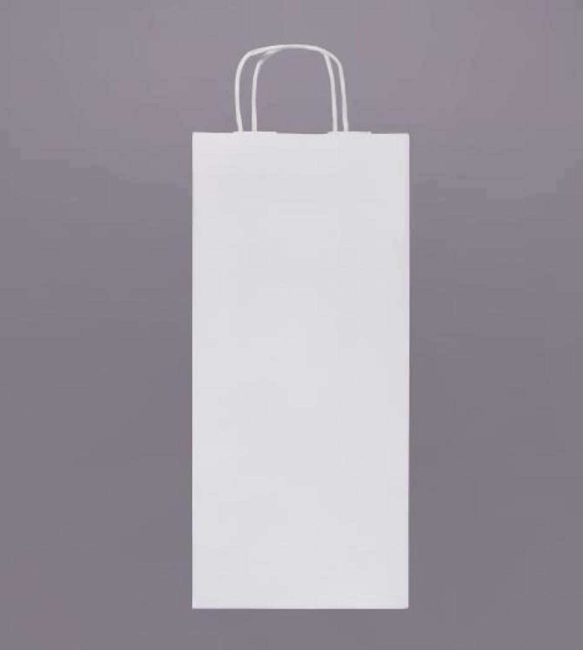 Bolsa de papel ecológico para botellas 18x39x8