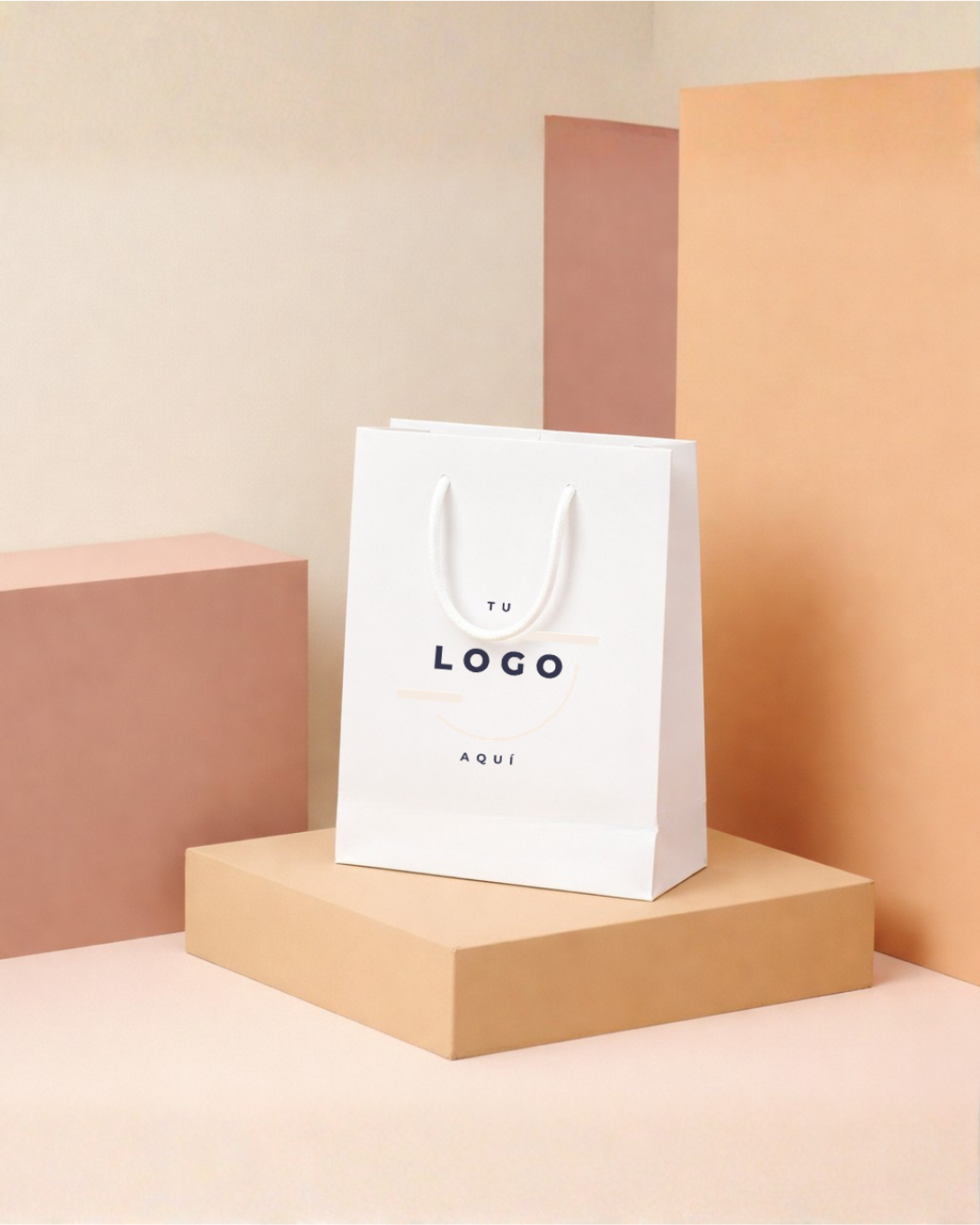 Bolsas de lujo satinadas 18x25x9