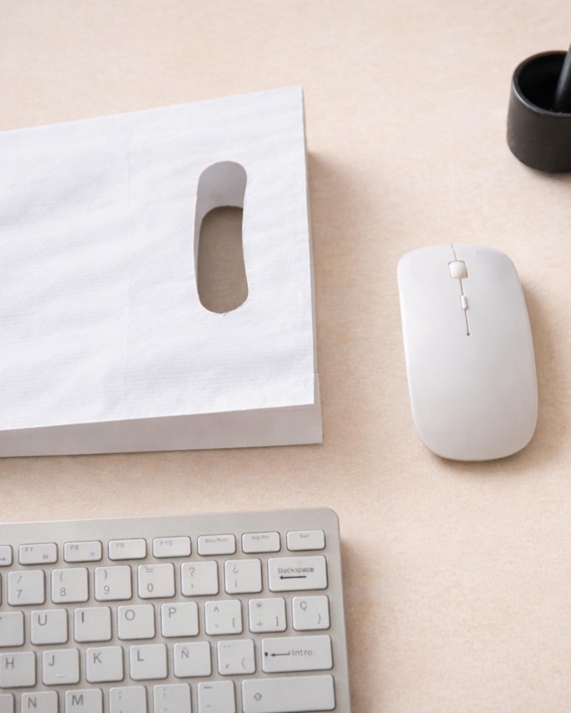 Bolsas de papel celulosa asa troquel 18x29x6