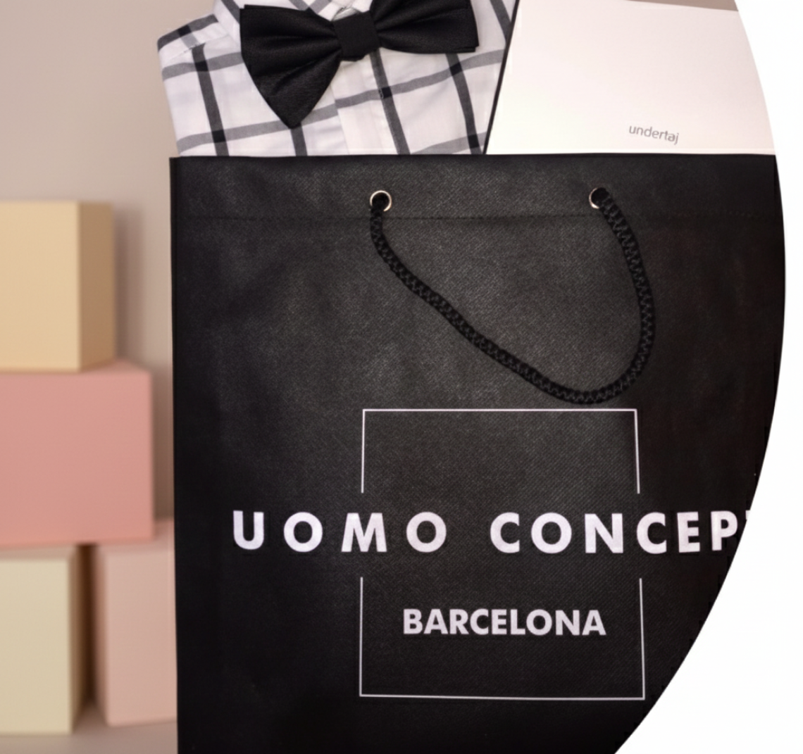 Bolsas tela asa cordón 40x40x12