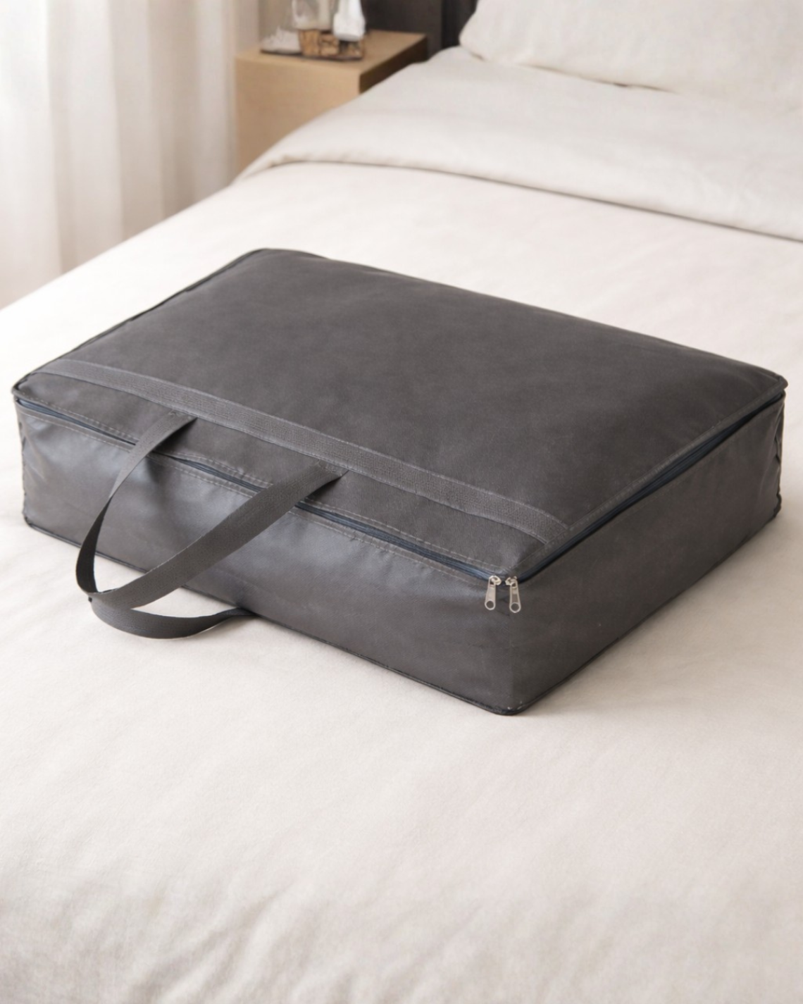 Bolsa para guardar edredón fucsia 88x55x35