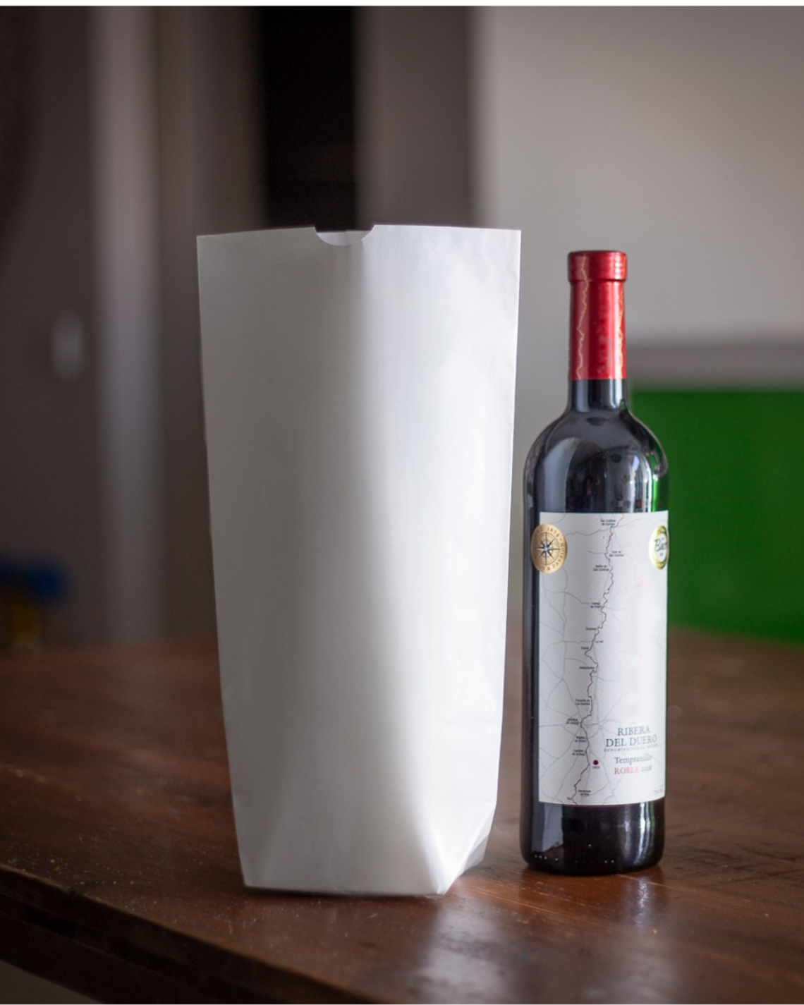 Bolsas de papel sin asas 70 g 18x32