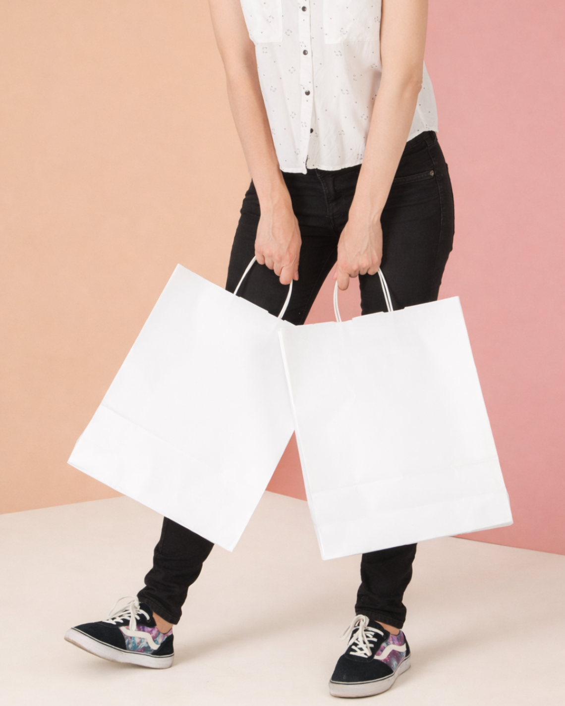 Bolsas de papel de colores 100 g 32x40x12