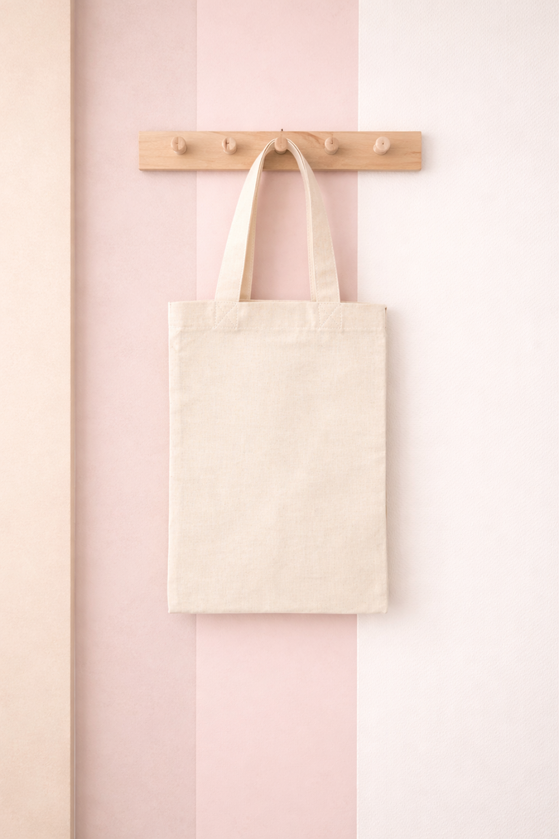 Bolsas de algodón medianas con asas cortas