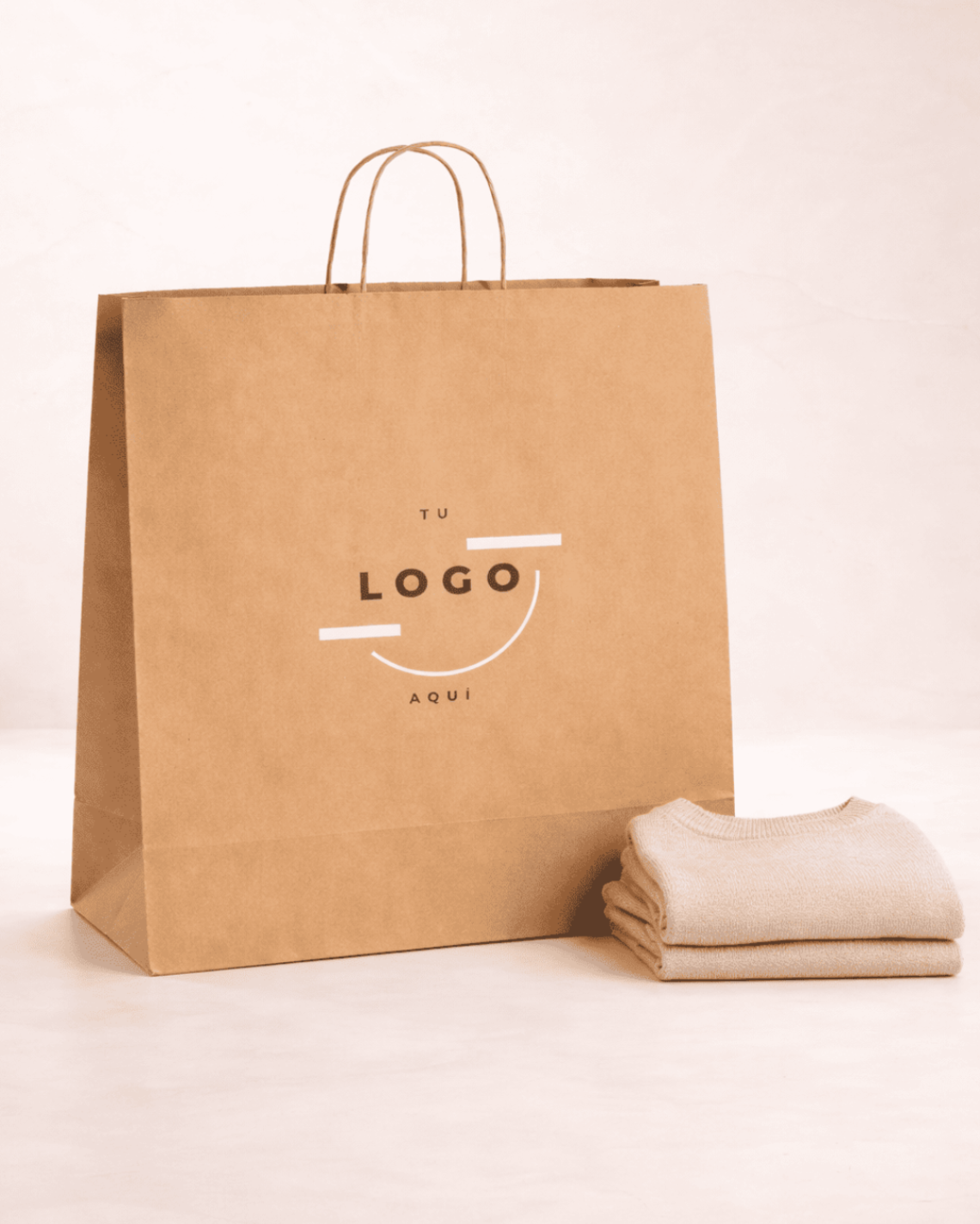 Bolsas de papel kraft grandes