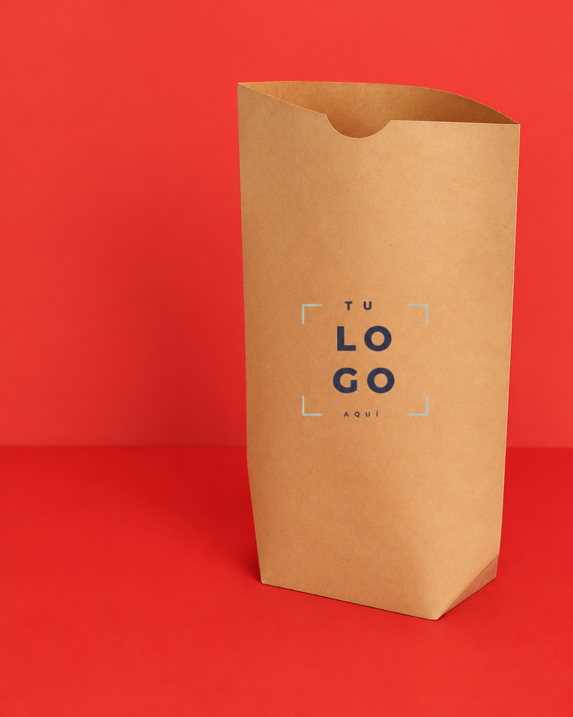 Bolsas de papel kraft sin asas 18x32