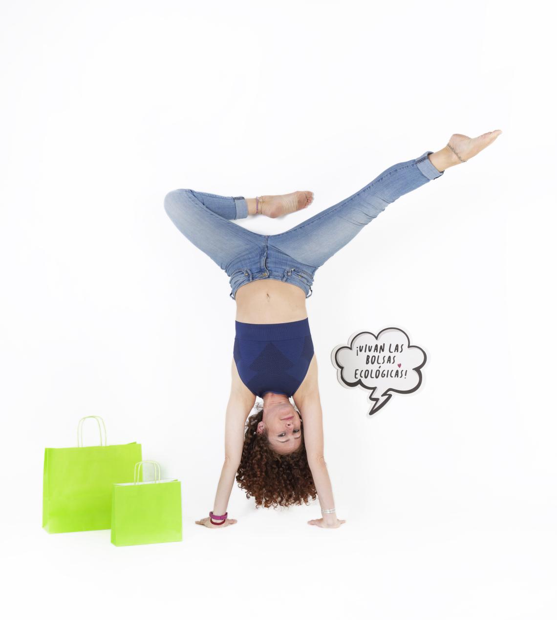 Bolsas de asa rizada 120 g 36x31x12