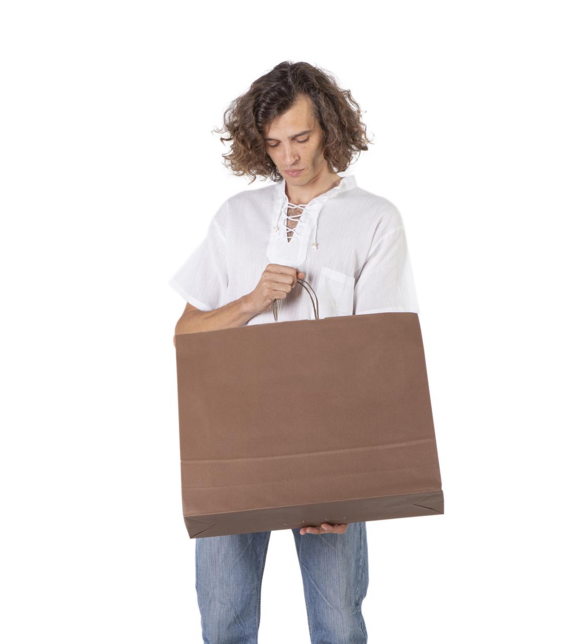Bolsa papel de colores 120 g 54x45x13